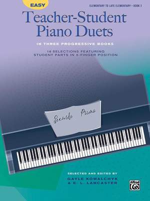 Easy Teacher-Student Piano Duets in Three Progressive Books, Book 2