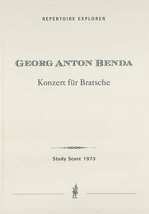 Benda, Jiri Antonín: Concerto for Viola and Orchestra in F