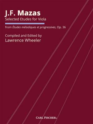 Mazas, J: Selected Etudes for Viola op. 36