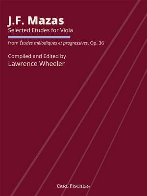 Mazas, J: Selected Etudes for Viola op. 36