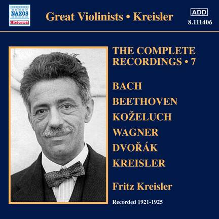 Kreisler: The Complete Recordings Volume 7
