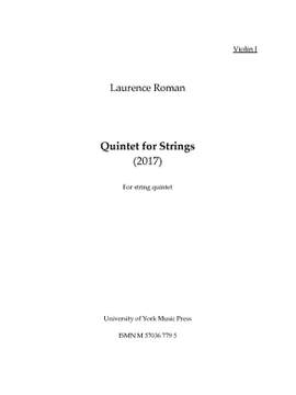 Laurence Roman: Quintet For Strings
