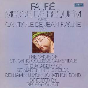 Fauré: Messe de Requiem & Cantique de Jean Racine