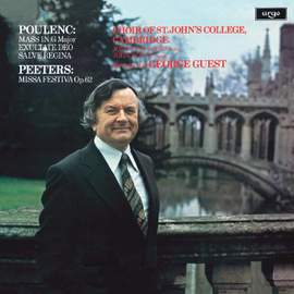 Poulenc: Mass in G; Exultate Deo; Salve Regina / Peeters: Missa Festiva