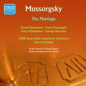 Mussorgsky: The Marriage (Zhenitba)