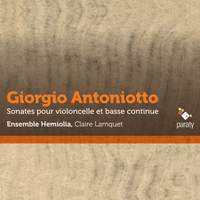 Antoniotto: Sonates pour violoncelle et basse continue