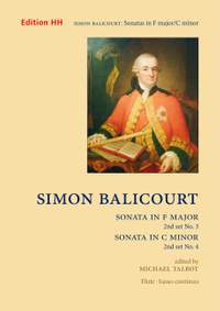 Balicourt, S: Sonatas in F-Dur und c-moll