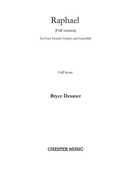 Bryce Dessner: Raphael