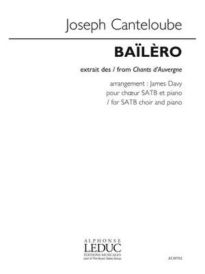 Joseph Canteloube: Baïlèro (Chants d'Auvergne)