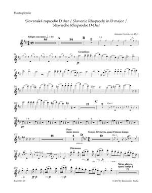 Dvorák, Antonín: Slavonic Rhapsody No. 1 in D major op. 45