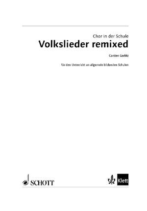Gerlitz, C: Volkslieder remixed