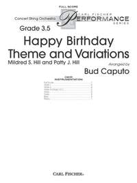 Patty S. Hill_Mildred J. Hill: Happy Birthday Theme and Variations