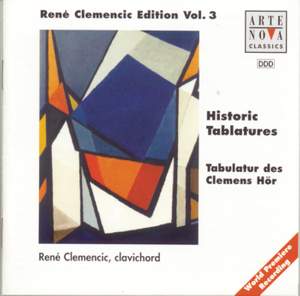 Clemencic Edition Vol.3/Tabulator des Clemens Hör