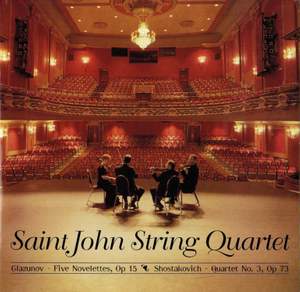 Shostakovich: String Quartet No. 3 & Glazunov: 5 Novelettes