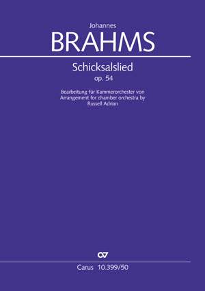 Brahms: Schicksalslied, op. 54 (Arrangement for chamber orchestra)