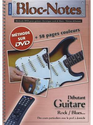 Denis Roux: Bloc Notes Guitare Electrique Débutant Rock-Blues