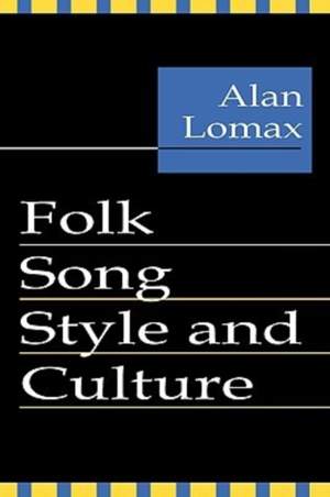 Folk Song Style and Culture