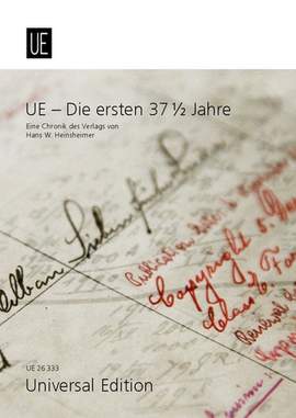 Heinsheimer Han: Ue -the First 37 ½ Years