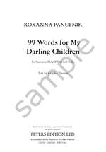 Panufnik, Roxanna: 99 Words for My Darling Children Product Image