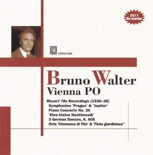 Bruno Walter & Vienna PO: Mozart 78s Recordings