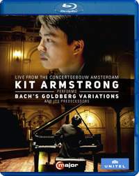Kit Armstrong performs Bach's Goldberg Variations and its predecessors (Blu-ray)