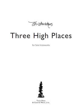 John Luther Adams: Three High Places