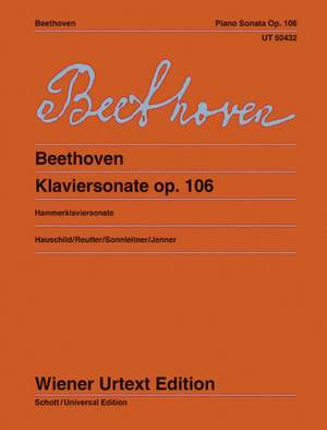 Beethoven, L v: Piano Sonata in B flat major op. 106