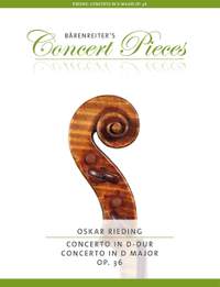 Rieding, Oskar: Concerto D major op. 36