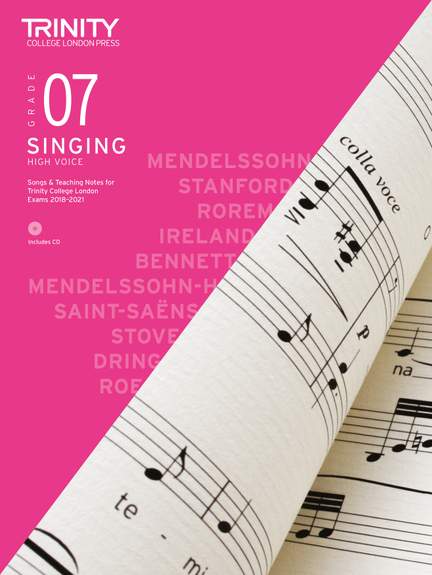 Trinity: Singing Grade 7 High 2018-2021 (with CD)