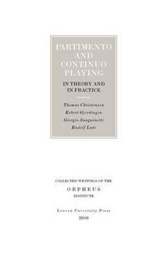 Partimento and Continuo Playing in Theory and in Practice