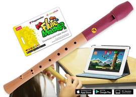 Flute Master m. Holz-Kunststoff-Blockfl.