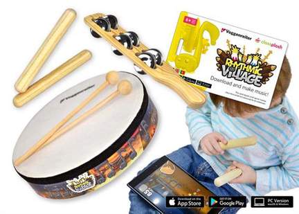 Rhythmic Village Percussion-Set
