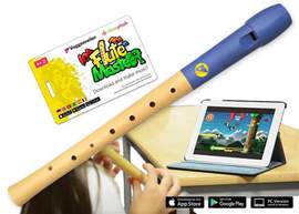 Flute Master m. Holz-Kunststoff-Blockfl.