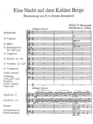 Mussorgsky/arr. Rimsky-Korsakov: Night on Bald Mountain