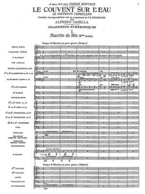 Casella, Alfredo: Le Couvent sur l’eau, Fragments symphoniques pour orchestre op. 19