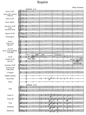 Goldmark, Rubin: Requiem for large orchestra