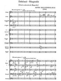 Kallstenius, Edvin: Dalsland Rhapsodie op.22