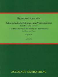 Richard Hofmann: 10 Melodische Übungs- und Vortagsstücke