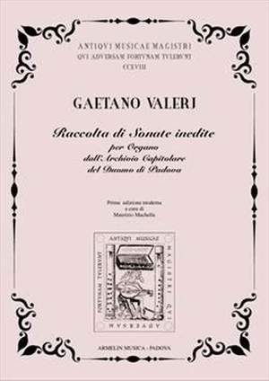 Gaetano Valerj: Raccolta Di Sonate inedite Dall'Archivio