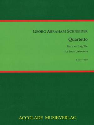 Georg Abraham Schneider: Quartetto
