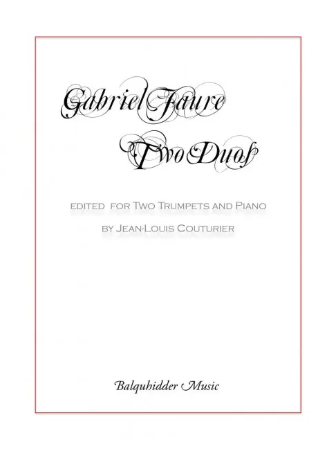 Gabriel Fauré: 2 Duos Op.10 | Presto Music
