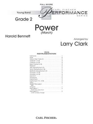Harold Bennett: Power