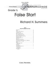Richard Summers: False Start