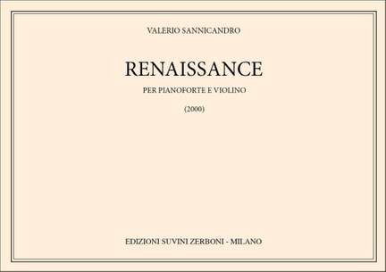 Valerio Sannicandro: Renaissance