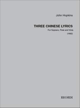 John H. Hopkins: Three Chinese Lyrics