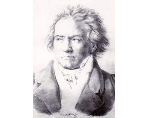 Beethoven Portrait Postcard Pack Of 6