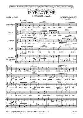 MacMillan, J: If ye love me