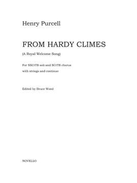 Henry Purcell: From Hardy Climes (A Royal Welcome Song)