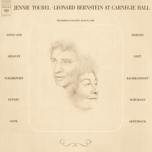 Jennie Tourel & Leonard Bernstein at Carnegie Hall