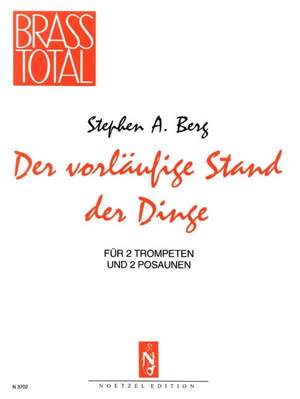 Berg, Stephen Anderson: Der vorlaufige Stand der Dinge